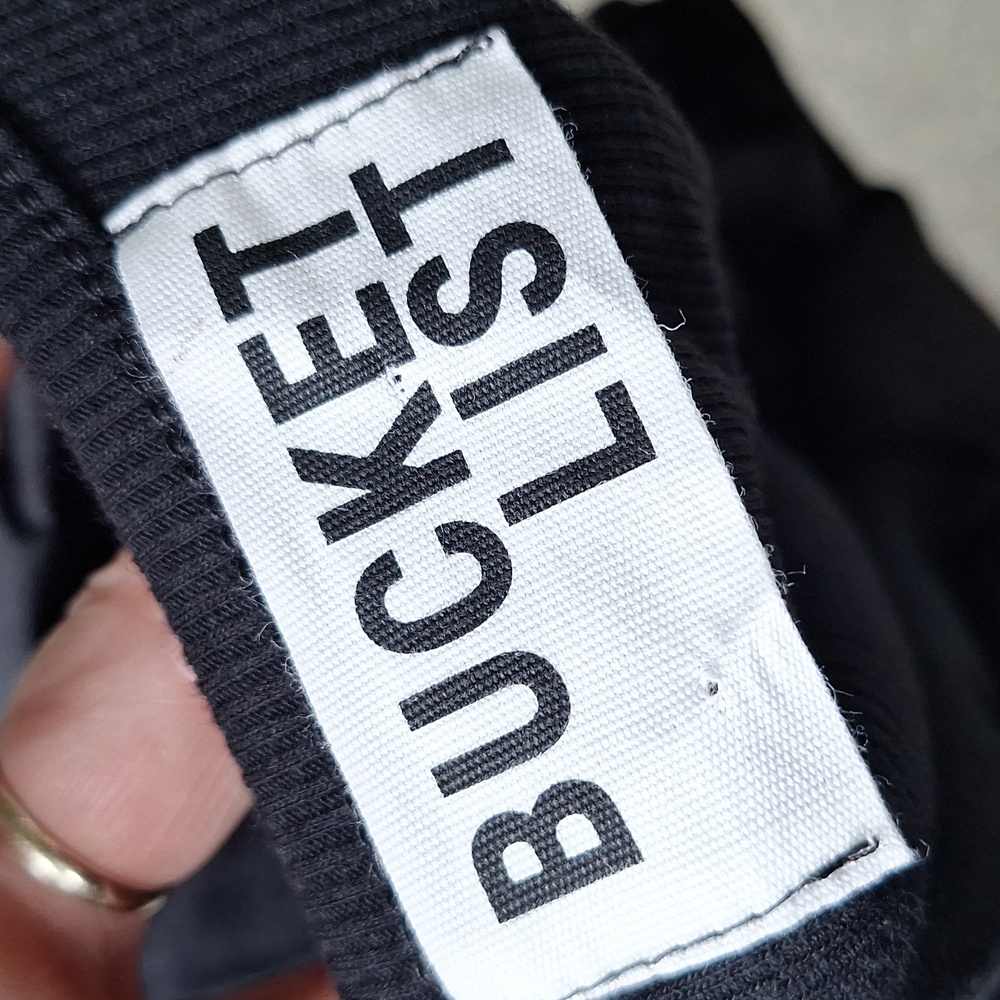 Bucket List Black Ruffle Ribbed Tee - Picture 3 of 10